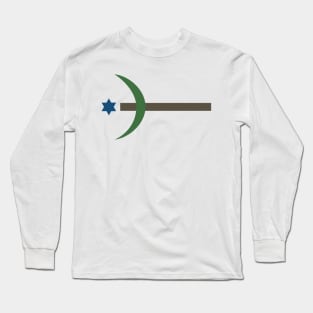 Combination of the three monotheistic religions symbols Long Sleeve T-Shirt